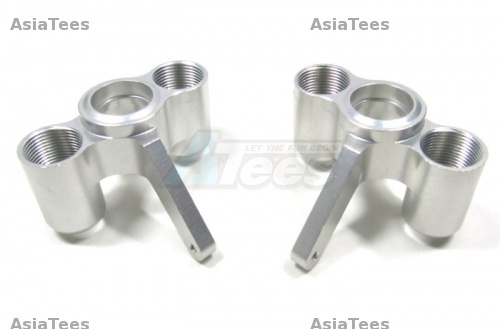 GPM Racing Traxxas Revo 3.3 Aluminum Front Lower Arm (Sandwich Design With Screws + Pins + Delrin Collars) 1 Piece (Left Side) Silver