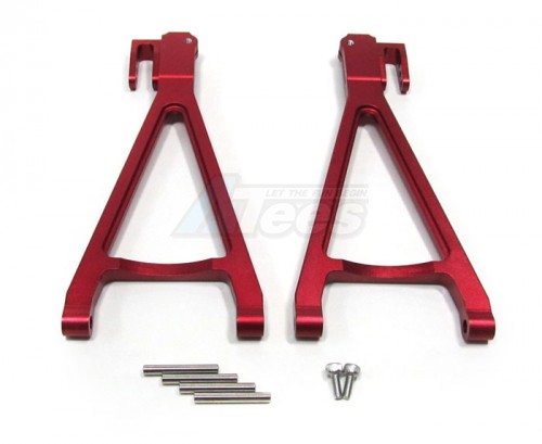 GPM Racing Traxxas E-Revo Aluminum Rear Lower Arm (Sandwich Design With Screws + Pins + Delrin Collars) 1 Pair Red