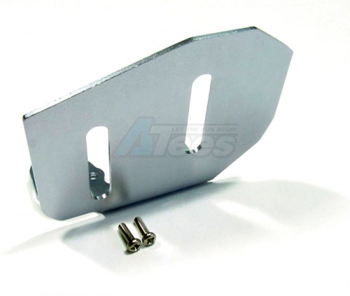 GPM Racing Traxxas Revo Aluminum Fuel Tank Protector With Screws Set Gun Metal