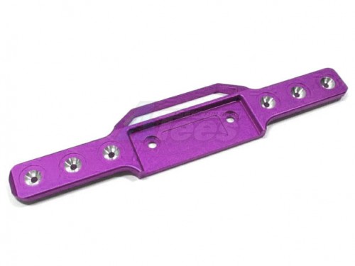 GPM Racing Traxxas Revo Aluminum Rear Bumper - 1PC Purple