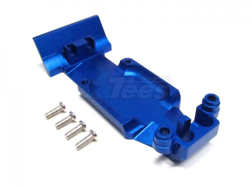GPM Racing Traxxas Revo Aluminum Rear Skid Plate With Screws Set Blue