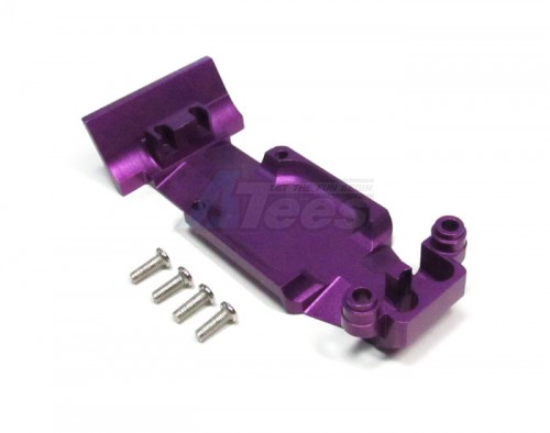GPM Racing Traxxas Revo Aluminum Rear Skid Plate With Screws Set Purple