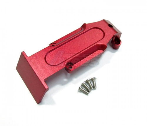 GPM Racing Traxxas Revo Aluminum Rear Skid Plate With Screws Set Red