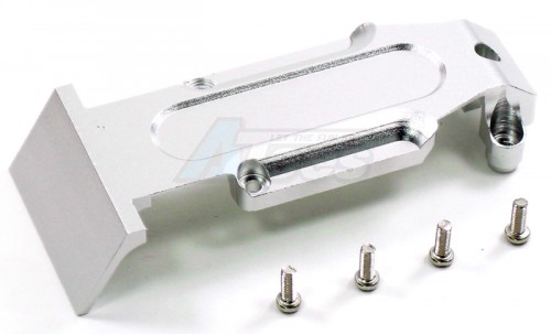 GPM Racing Traxxas Revo Aluminum Rear Skid Plate With Screws Set Silver