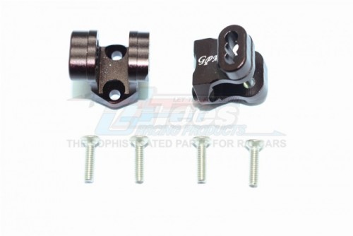 GPM Racing Traxxas TRX-4 Aluminum Rear Axle Mount Set For Suspension Links - 6Pc Set