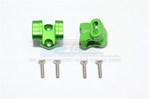 GPM Racing Traxxas TRX-4 Aluminum Rear Axle Mount Set For Suspension Links -6Pc Set Green