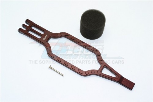 GPM Racing Traxxas TRX-4 Aluminum Battery Hold-Down -3Pc Set BR