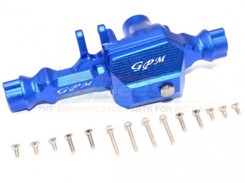 GPM Racing Traxxas TRX-4 Aluminum Front Axle Housing - 1Set Blue