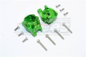 GPM Racing Traxxas TRX-4 Aluminum Rear Axle Housing Mounts-12Pc Set Green