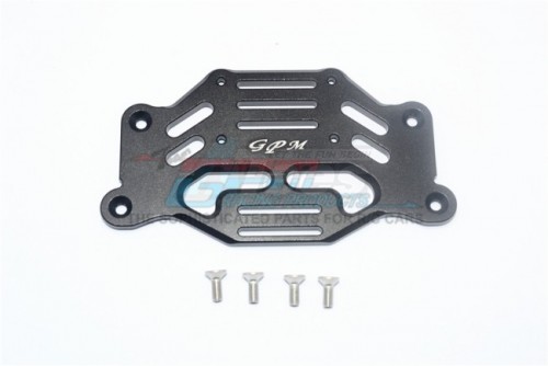 GPM Racing Traxxas TRX-4 Aluminium Front Fender Stabilizing Plate - 5Pcs Set (For TRX4 Ford Bronco 82046-4) Black