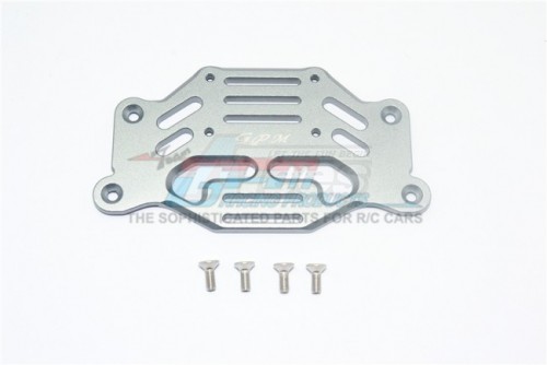 GPM Racing Traxxas TRX-4 Aluminium Front Fender Stabilizing Plate - 5Pcs Set (For TRX4 Ford Bronco 82046-4) Gun Metal