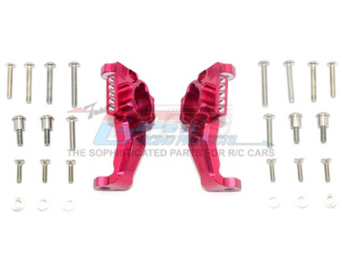 GPM Racing Traxxas TRX-4 Aluminium Adjustable Front C Hub - 28Pcs Set Red