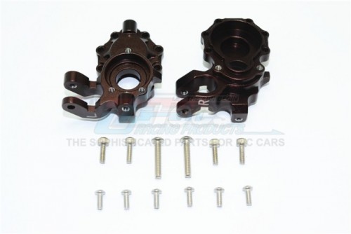 GPM Racing Traxxas TRX-4 Aluminum Front Knuckle Arms-14Pc Set BR