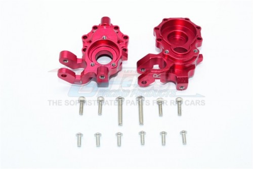 GPM Racing Traxxas TRX-4 Aluminum Front Knuckle Arms-14Pc Set Red