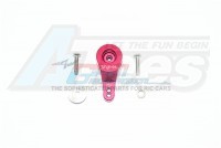 GPM Racing Traxxas TRX-4 Aluminium 25T Servo Horn W. Built- In Spring (2 Positioning Holes) - 5Pcs Set Red