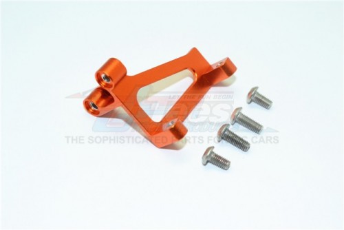 GPM Racing Traxxas TRX-4 Aluminum Center Gear Box Diff Lock Servo Mount - 5Pc Set Orange