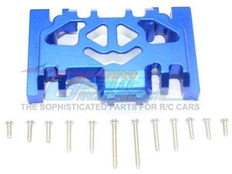GPM Racing Traxxas TRX-4 Aluminium Lower Gear Cover - 13Pcs Set Blue (Suitable for Traxxas TRX4 Defender / Tactical Unit)