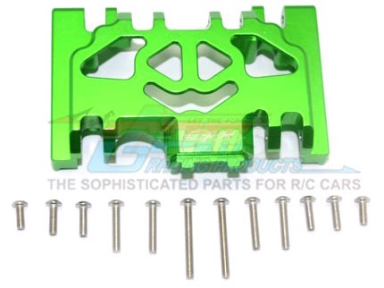 GPM Racing Traxxas TRX-4 Aluminium Lower Gear Cover - 13Pcs Set Green (Suitable for Traxxas TRX4 Defender / Tactical Unit)