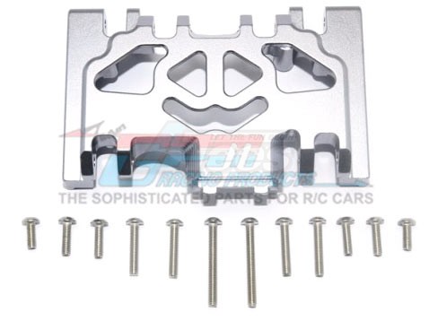 GPM Racing Traxxas TRX-4 Aluminium Lower Gear Cover - 13Pcs Set Gun Metal (Suitable for Traxxas TRX4 Defender / Tactical Unit)