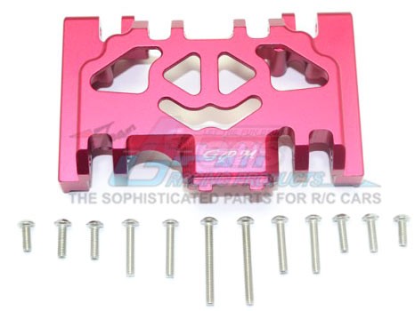 GPM Racing Traxxas TRX-4 Aluminium Lower Gear Cover - 13Pcs Set Red (Suitable for Traxxas TRX4 Defender / Tactical Unit)