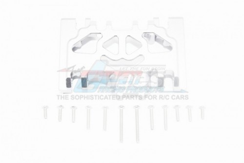 GPM Racing Traxxas TRX-4 Aluminium Lower Gear Cover - 13Pcs Set (Suitable for Traxxas TRX-4 Defender / TRX-4 Tactical Unit) Silver