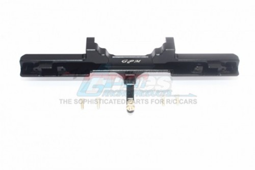 GPM Racing Traxxas TRX-4 Aluminium Rear Bumper For TRX 4 Mercedes-Benz - 5Pc Set Black