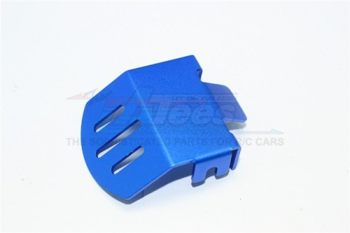 GPM Racing Traxxas TRX-4 Aluminum F/R Gear Box Bottom Protector Mount For TRX4 - 1Pc Blue