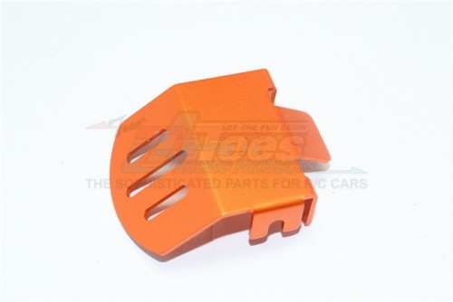 GPM Racing Traxxas TRX-4 Aluminum F/R Gear Box Bottom Protector Mount For TRX4 - 1Pc Orange