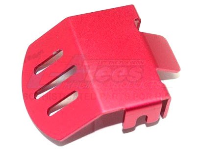 GPM Racing Traxxas TRX-4 Aluminum F/R Gear Box Bottom Protector Mount For TRX4 - 1Pc Red