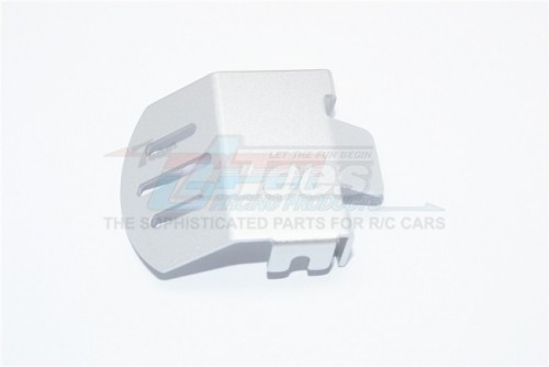 GPM Racing Traxxas TRX-4 Aluminum F/R Gear Box Bottom Protector Mount For TRX4 - 1Pc Silver