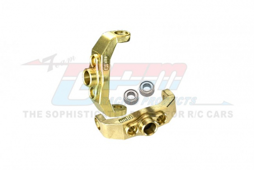 GPM Racing Traxxas TRX-4M Brass Front C Hub Set (97074-1/97054-1)