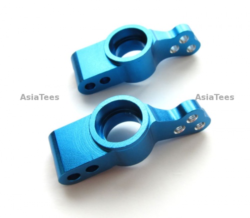 GPM Racing Thunder Tiger TS4N Aluminum Rear Knuckle Arm Set - 1 Pair Blue