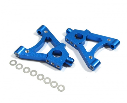 GPM Racing Thunder Tiger TS4N Aluminum Front Lower Arm Set 1 Pair Blue