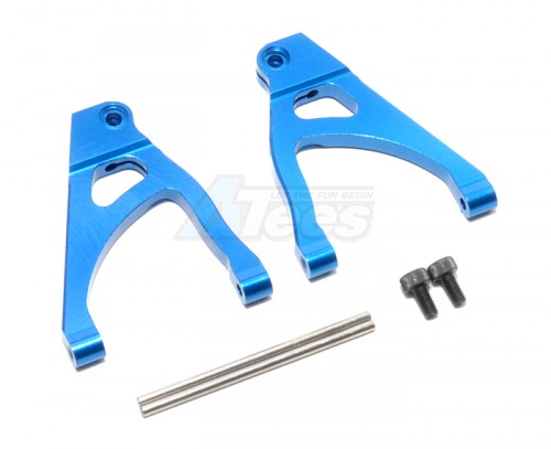 GPM Racing Traxxas 1/16 Ford Fiesta Aluminum Rear Lower Arm - 1pr Blue