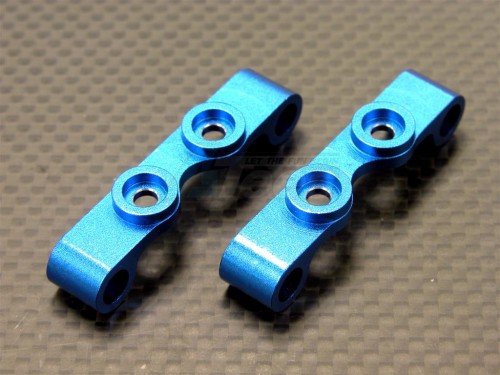 GPM Racing Tamiya TT-01 Aluminum Front/Rear Upper Arm Mount Set Blue