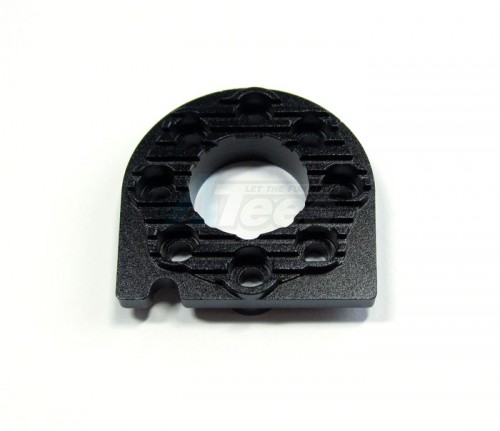 GPM Racing Tamiya TT-01 Aluminum Motor Mount Plate With Heat Sink Black