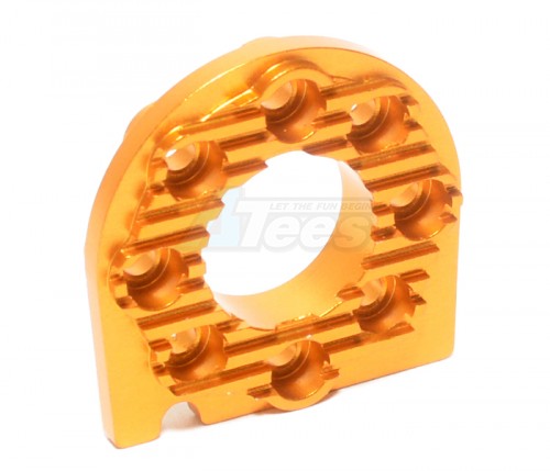 GPM Racing Tamiya TT-01D Aluminum Motor Mount Plate With Heat Sink - 1pc Gold