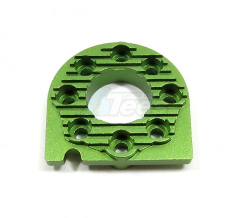 GPM Racing Tamiya TT-01D Aluminum Motor Mount Plate With Heat Sink - 1Pc Light Green