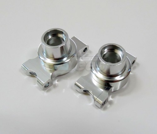 GPM Racing Tamiya TT-01 Aluminum Rear Knuckle Arm With Collars 1 Pair Set Silver