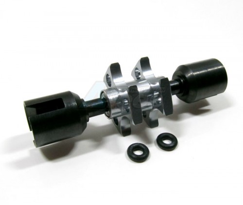 GPM Racing Tamiya TT-01 Aluminum Front One Way - 1 Set Gun Metal
