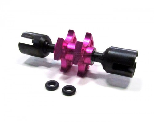 GPM Racing Tamiya TT-01 Aluminum Front One-way - 1 Set Purple