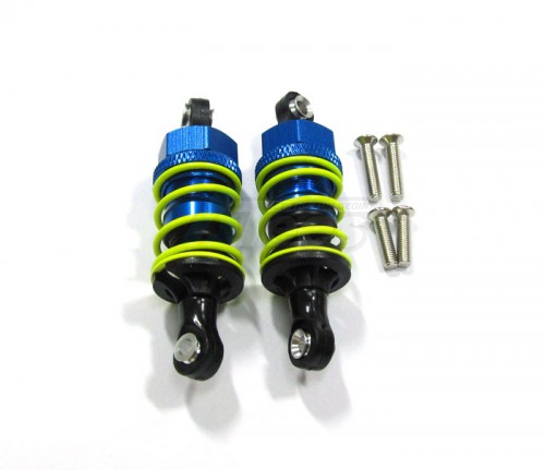 GPM Racing Tamiya TT-01 Aluminum Damper 50mm With Screws - 1 Pair Set Blue