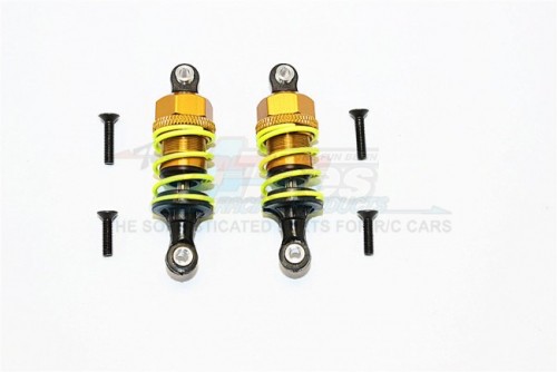 GPM Racing Tamiya TT-01 Aluminum Damper 50mm With Screws 1 Pair Set Golden Black