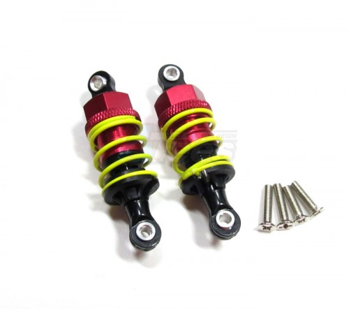 GPM Racing Tamiya TT-01 Aluminum Damper 50mm With Screws - 1 Pair Set Red