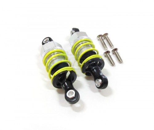 GPM Racing Tamiya TT-01 Aluminum Damper 50mm With Screws - 1 Pair Set Silver