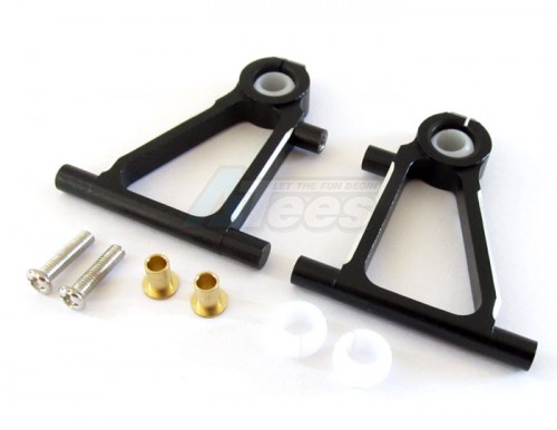 GPM Racing Tamiya TT-01 Aluminum Front Lower Arm With Shims + Collars + Screws Set Black
