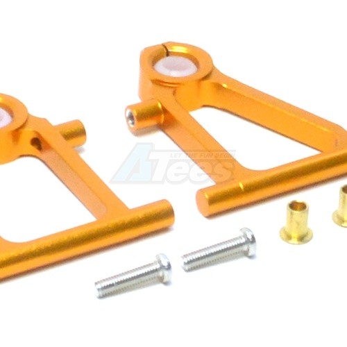 GPM Racing Tamiya TT-01 Aluminum Front Lower Arm With Shims+collars+screws -1pr Set Gold