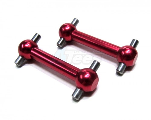GPM Racing Tamiya TT-02 Aluminum Front Or Rear Dog Bone (31mm) -1 Pair Red