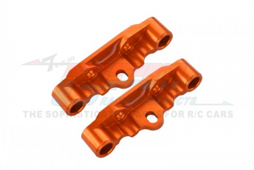 GPM Racing Tamiya TT-02 Aluminum Front & Rear Lower Arm Bulk - 1 Pair Orange