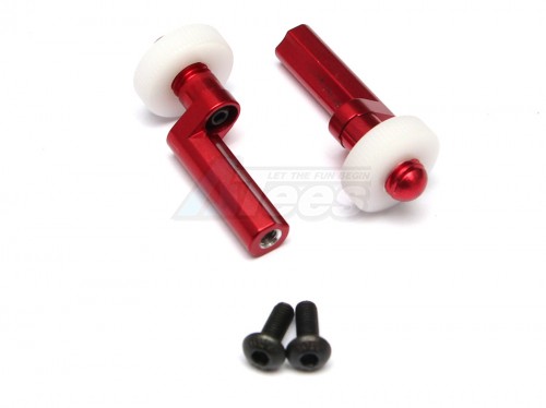 GPM Racing Tamiya TT-02 Aluminum Battery Post - 1pr Red